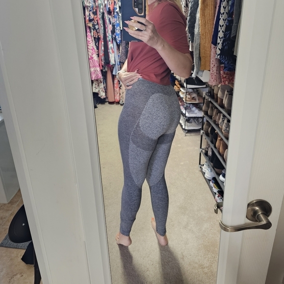 Purple Gymshark Workout Purple Leggings - Size Small - Picture 2 of 5